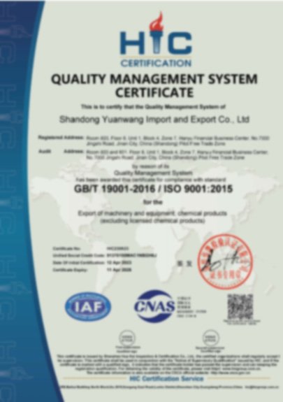 Certificación de Calidad ISO