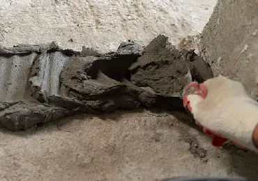 Aplicación de Mortero