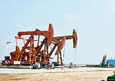 Producción de pozo de petróleo