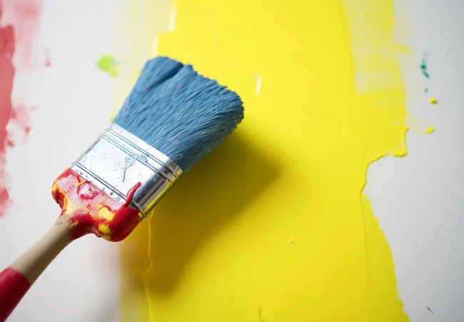 Pintura amarilla