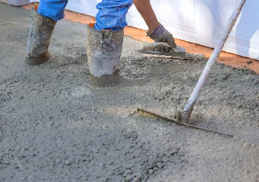 aplicación de concreto