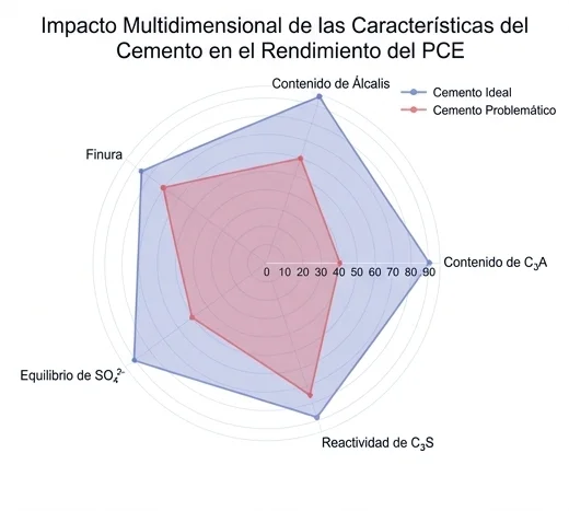Factores de impacto en la compatibilidad cemento y PCE
