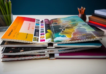 folha de tinta colorida