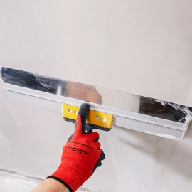 wall putty vs white cement in construction effect