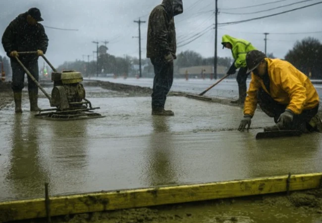 Is It OK to Pour Concrete in the Rain? Expert Tips and Precautions Is It OK to Pour Concrete in the Rain